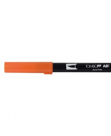 Pennarello Tombow Dual Brush RED (Arancione Scuro) - 905 Pennarello Tombow Dual Brush RED (Arancione Scuro) - 905