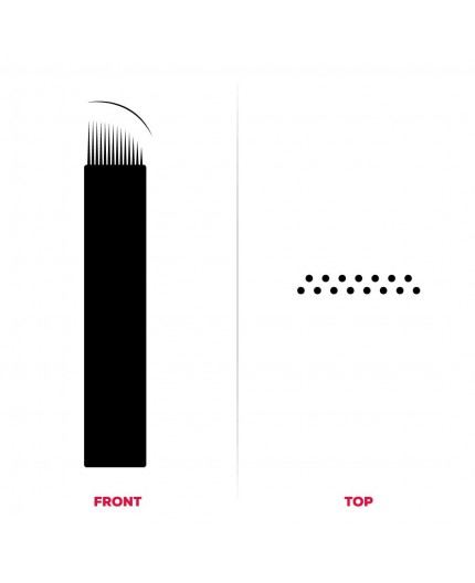 Lame C2x15 MICROSHADING per Microblading - MiaOpera - 10pz. Lame C2x15 MICROSHADING per Microblading - MiaOpera - 10pz.