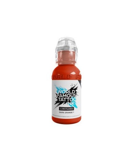 DARK ORANGE 1 - World Famous Limitless - 30ml - Colore Tattoo REACH DARK ORANGE 1 - World Famous Limitless - 30ml - Colore Tattoo REACH