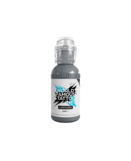 GREY 1 - World Famous Limitless - 30ml - Colore Tattoo REACH GREY 1 - World Famous Limitless - 30ml - Colore Tattoo REACH