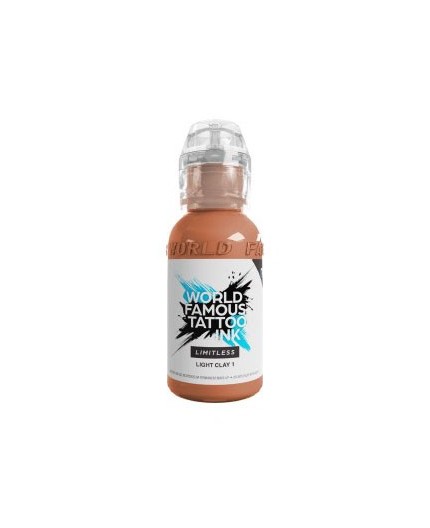 LIGHT CLAY 1 - World Famous Limitless - 30ml - Colore Tattoo REACH LIGHT CLAY 1 - World Famous Limitless - 30ml - Colore Tattoo REACH