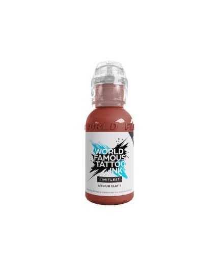 MEDIUM CLAY 1 - World Famous Limitless - 30ml - Colore Tattoo REACH MEDIUM CLAY 1 - World Famous Limitless - 30ml - Colore Tattoo REACH