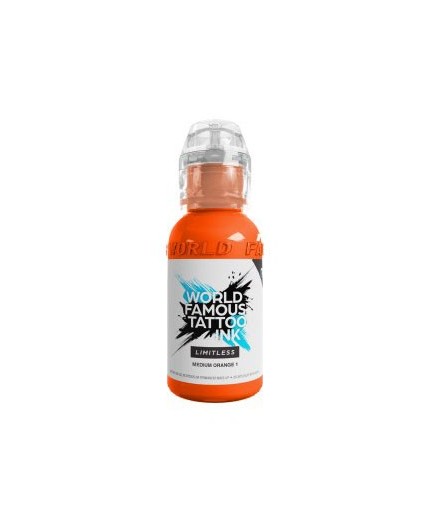 MEDIUM ORANGE 1 - World Famous Limitless - 30ml - Colore Tattoo REACH MEDIUM ORANGE 1 - World Famous Limitless - 30ml - Colore Tattoo REACH