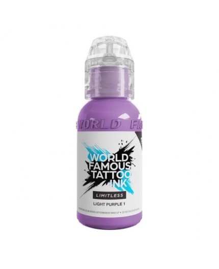 LIGHT PURPLE 1 - World Famous Limitless - 30ml - Colore Tattoo REACH LIGHT PURPLE 1 - World Famous Limitless - 30ml - Colore Tattoo REACH