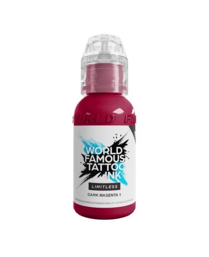 DARK MAGENTA 1 - World Famous Limitless - 30ml - Colore Tattoo REACH DARK MAGENTA 1 - World Famous Limitless - 30ml - Colore Tattoo REACH