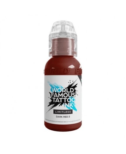 DARK RED 2 - World Famous Limitless - 30ml - Colore Tattoo REACH DARK RED 2 - World Famous Limitless - 30ml - Colore Tattoo REACH