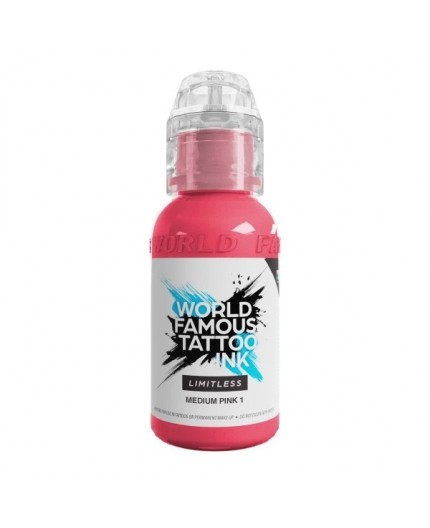 MEDIUM PINK 1 - World Famous Limitless - 30ml - Colore Tattoo REACH MEDIUM PINK 1 - World Famous Limitless - 30ml - Colore Tattoo REACH