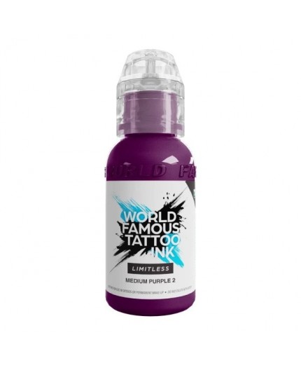 MEDIUM PURPLE 2 - World Famous Limitless - 30ml - Colore Tattoo REACH MEDIUM PURPLE 2 - World Famous Limitless - 30ml - Colore Tattoo REACH