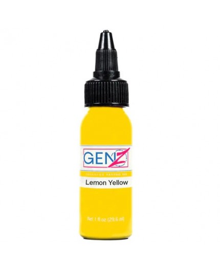 LEMON YELLOW - Intenze Gen Z - 30ml - Colore Tattoo REACH LEMON YELLOW - Intenze Gen Z - 30ml - Colore Tattoo REACH