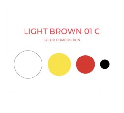 LIGHT BROWN 01 C (Freddo) - Artyst - 10ml - Conforme REACH
