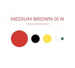 MEDIUM BROWN 01 N (Neutro) - Artyst - 10ml - Conforme REACH