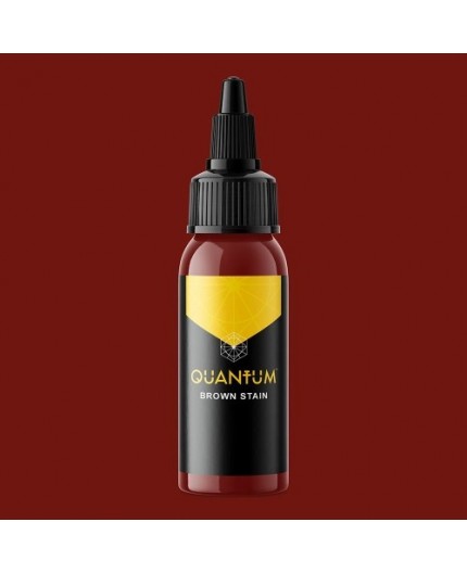BROWN STAIN - Gold Label Quantum Tattoo Ink - 30ml - Conforme REACH
