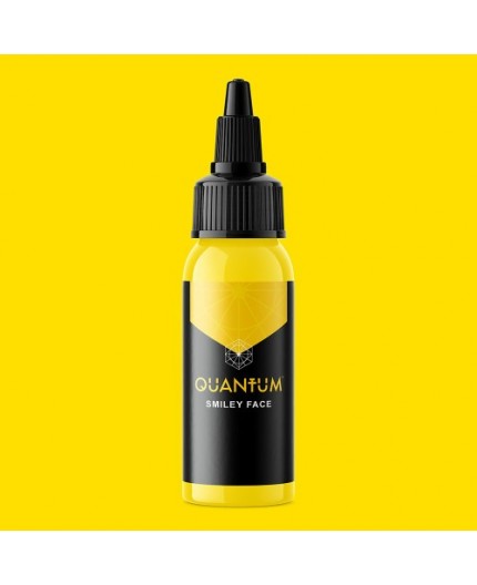 SMILEY FACE - Gold Label Quantum Tattoo Ink - 30ml - Conforme REACH SMILEY FACE - Gold Label Quantum Tattoo Ink - 30ml - Conforme REACH