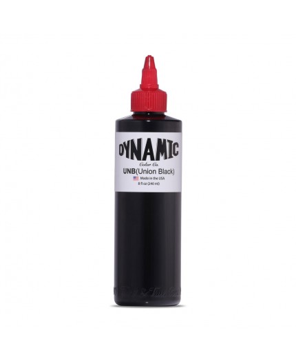 DYNAMIC Union Black - 240ml - Colore Tattoo REACH DYNAMIC Union Black - 240ml - Colore Tattoo REACH