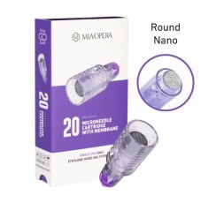 Round Nano - Cartucce MIAOPERA Needling - Ø 0,25mm - L 2,5mm - 20pz.