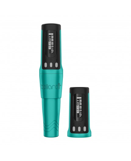 BELLAR AIR Wireless PMU Pen - con Batteria Aggiuntiva - Blue - Dermografo Microbeau BELLAR AIR Wireless PMU Pen - con Batteria Aggiuntiva - Blue - Dermografo Microbeau