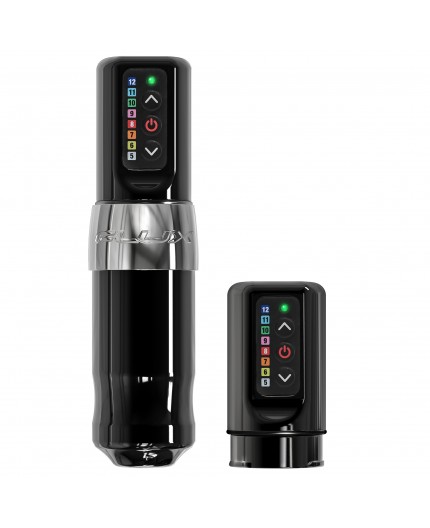Spektra FLUX - Macchinetta Wireless Tattoo Pen + PowerBolt Aggiuntivo - Chromium Spektra FLUX - Macchinetta Wireless Tattoo Pen + PowerBolt Aggiuntivo - Chromium