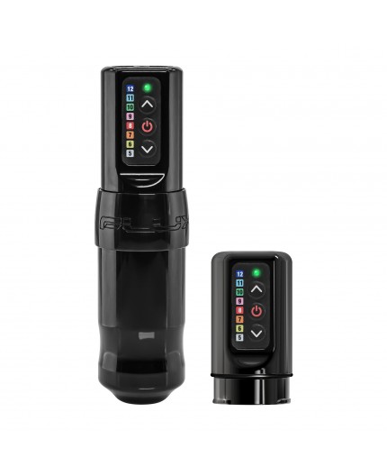Spektra FLUX - Macchinetta Wireless Tattoo Pen + PowerBolt Aggiuntivo - Stealth Spektra FLUX - Macchinetta Wireless Tattoo Pen + PowerBolt Aggiuntivo - Stealth