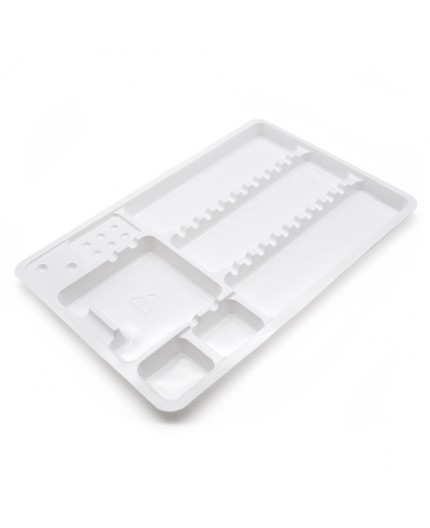 Vassoi Monouso in Plastica - 18x28cm - 10pz Vassoi Monouso in Plastica - 18x28cm - 10pz