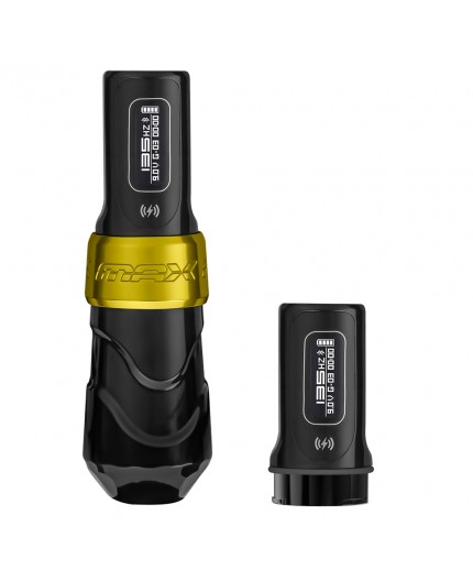 Spektra FLUX MAX Wireless con 2 PowerBolt II - Gold - Macchinetta Wireless Tattoo Pen Spektra FLUX MAX Wireless con 2 PowerBolt II - Gold - Macchinetta Wireless Tattoo Pen