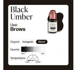 BLACK UMBER - Perma Blend Luxe - 15ml - Pigmento PMU REACH