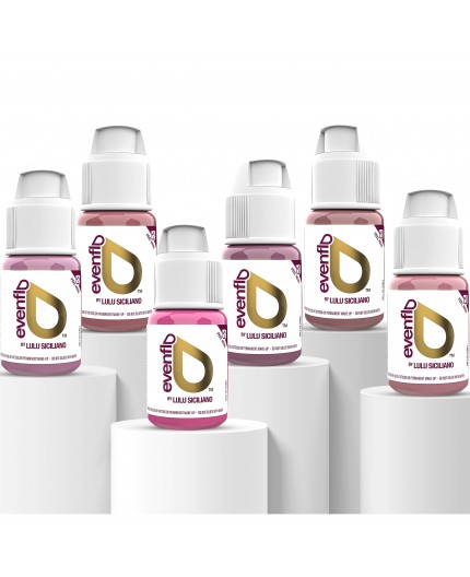 Evenflo TRUE LIPS Set - Perma Blend Luxe - 6x15ml - Conforme REACH Evenflo TRUE LIPS Set - Perma Blend Luxe - 6x15ml - Conforme REACH