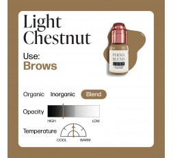 LIGHT CHESTNUT - Perma Blend Luxe - 15ml - Conforme REACH