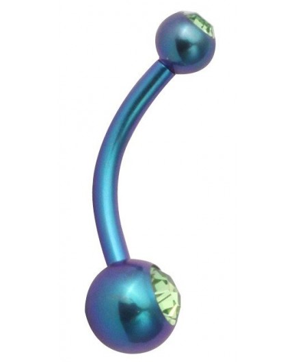 TT-TE DOUBLE JEWEL NAVEL BANANABELL TT-TE DOUBLE JEWEL NAVEL BANANABELL