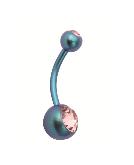 TT-TE DOUBLE JEWEL NAVEL BANANABELL