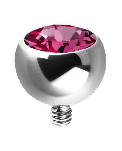 Micro Titanium Jewelled Ball For Internal Barbells