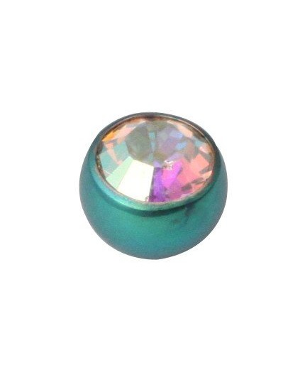 TT-GR SCREW ON JEWELLED BALLS