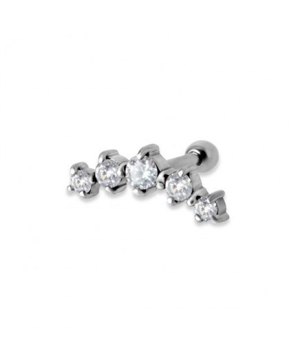ZIRCONIA HELIX BARBELLS 2/2.5/3/2.5/2