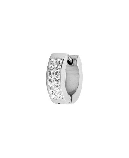 SS 316 CRYSTAL HOOP (PAIR) 4,0x14mm