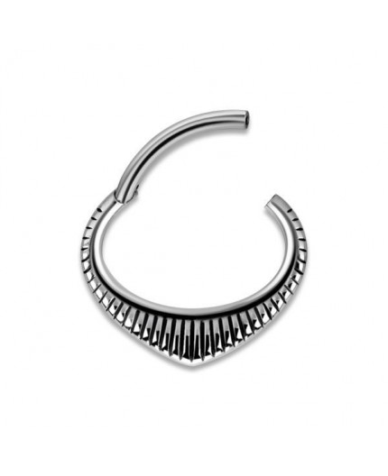 SS 316 HINGED SEPTUM & DAITH CLICKERS 1,2x6mm mod.3