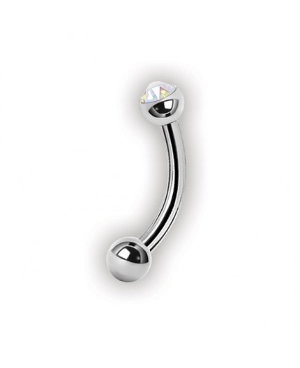 SINGLE JEWELLED EYEBROW BANANAS