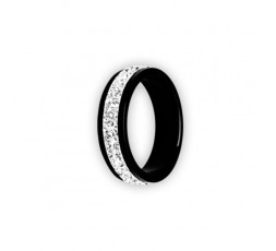 Bk 316 Double Jewelled Crystal Ring
