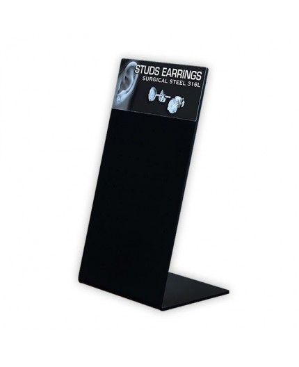 Acrylic Stand For Ear Studs (36 Pair) 10x18cm Acrylic Stand For Ear Studs (36 Pair) 10x18cm