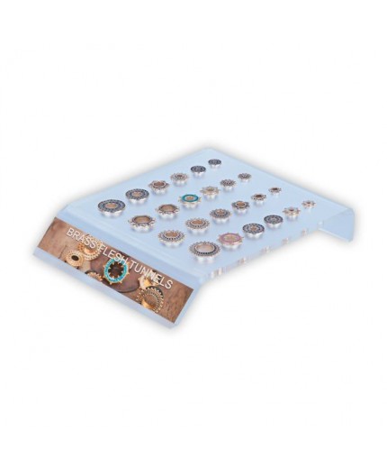 Acrylic Stand For 24pcs Flesh Tunnels Acrylic Stand For 24pcs Flesh Tunnels