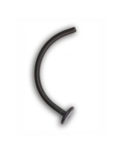 BIOFLEX BLACK CURVED LABRETS