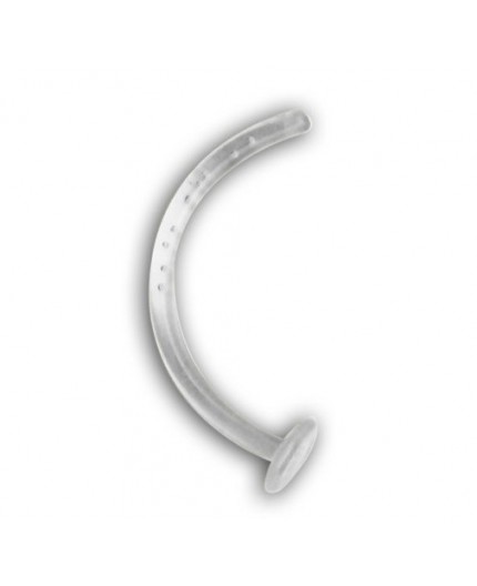 BIOFLEX CLEAR CURVED LABRETS