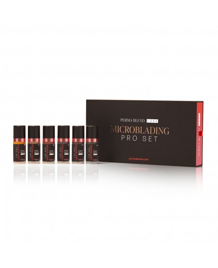 MICROBLADING PRO Set  - Perma Blend Luxe - 6x10ml - Pigmenti PMU REACH