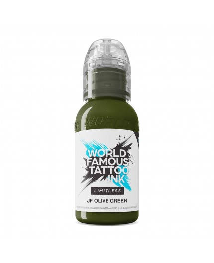 JF OLIVE GREEN - World Famous Limitless - 30ml - Colore Tattoo REACH JF OLIVE GREEN - World Famous Limitless - 30ml - Colore Tattoo REACH