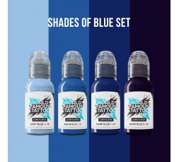 SHADES OF BLUE Collection - World Famous Limitless - 4x30ml - Conforme REACH