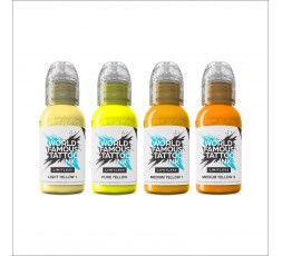 SHADES OF YELLOW Collection - World Famous Limitless - 4x30ml - Conforme REACH