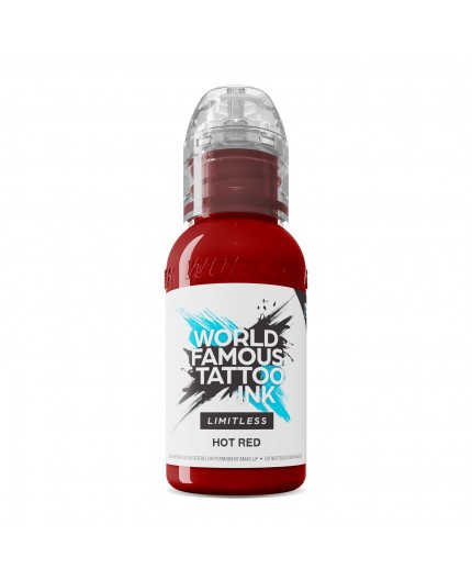 HOT RED - World Famous Limitless - 30ml - Colore Tattoo REACH HOT RED - World Famous Limitless - 30ml - Colore Tattoo REACH