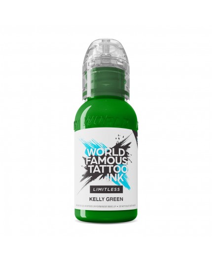 KELLY GREEN - World Famous Limitless - 30ml - Colore Tattoo REACH KELLY GREEN - World Famous Limitless - 30ml - Colore Tattoo REACH