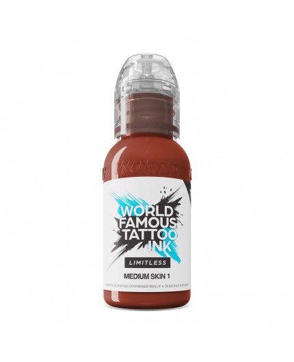 MEDIUM SKIN 1 - World Famous Limitless - 30ml - Colore Tattoo REACH MEDIUM SKIN 1 - World Famous Limitless - 30ml - Colore Tattoo REACH