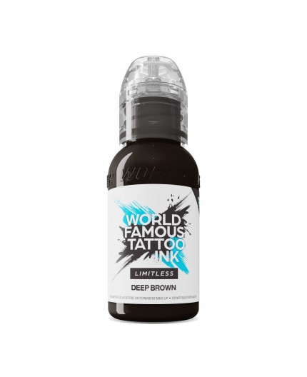 DEEP BROWN - World Famous Limitless - 30ml - Colore Tattoo REACH DEEP BROWN - World Famous Limitless - 30ml - Colore Tattoo REACH