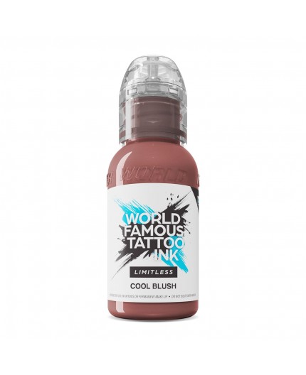 COOL BLUSH - PINK RIBBON World Famous Limitless - 30ml - Colore Tattoo REACH COOL BLUSH - PINK RIBBON World Famous Limitless - 30ml - Colore Tattoo REACH