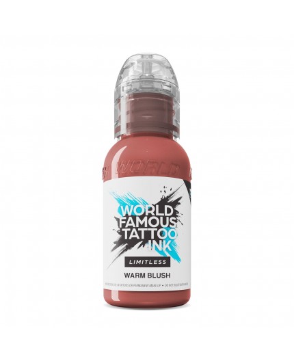 WARM BLUSH - PINK RIBBON World Famous Limitless - 30ml - Colore Tattoo REACH WARM BLUSH - PINK RIBBON World Famous Limitless - 30ml - Colore Tattoo REACH